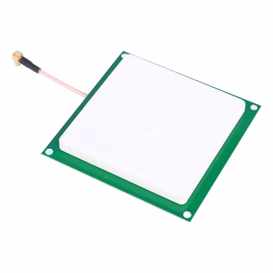 2.86dBi Antena pasiva de largo alcance UHF RFID Patch Antena de cerámica