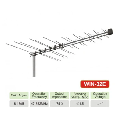 Suministro de fábrica 32-E Nueva antena de TV digital para exteriores VHF y UHF para el mercado de EE. UU.