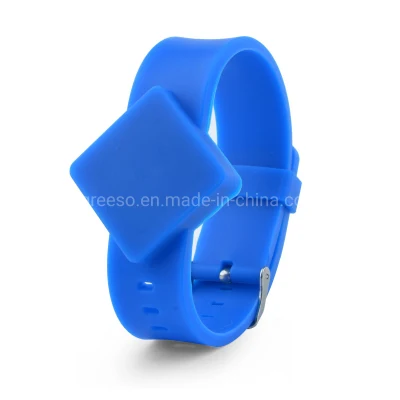 Pulsera RFID de silicona impermeable personalizada Serie G G10 Pulsera NFC ecológica 13.56MHz Hf y 125kHz Lf