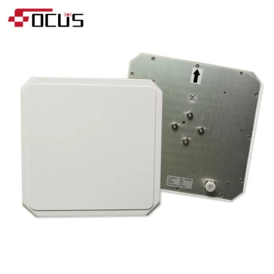 Lector de tarjetas UHF RFID Rango de larga distancia 9dBi Antena RS232/RS485