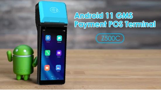 Terminal portátil de mano Android POS con sistemas de impresora Android Mobile Touch POS Z500c