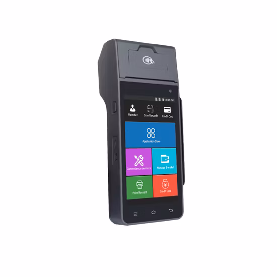 Terminal POS de mano móvil Barway de 80 mm con GPS WiFi Bt