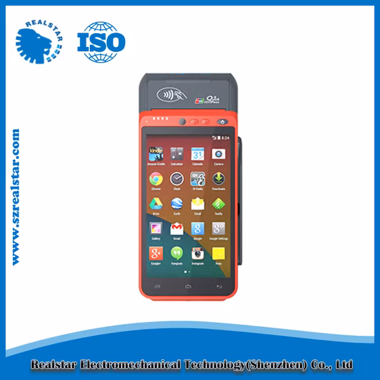 Terminal POS portátil con impresora térmica de 58 mm de fábrica original